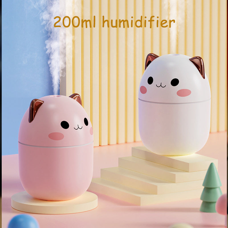 USB SILENT CAR/HOME AROMATHERAPY HUMIDIFIER WITH AMBIENT LIGHT
