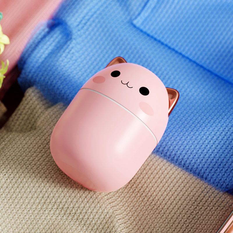USB SILENT CAR/HOME AROMATHERAPY HUMIDIFIER WITH AMBIENT LIGHT