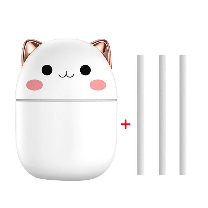 USB SILENT CAR/HOME AROMATHERAPY HUMIDIFIER WITH AMBIENT LIGHT