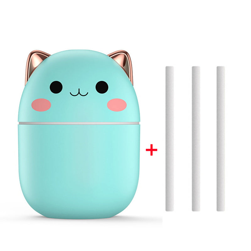 USB SILENT CAR/HOME AROMATHERAPY HUMIDIFIER WITH AMBIENT LIGHT