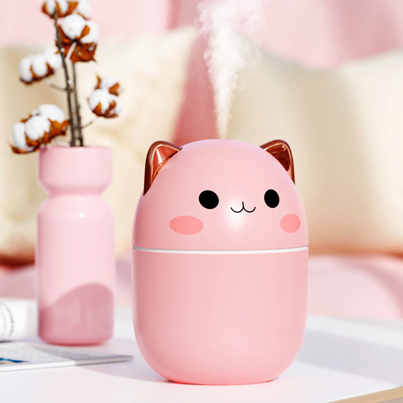 USB SILENT CAR/HOME AROMATHERAPY HUMIDIFIER WITH AMBIENT LIGHT