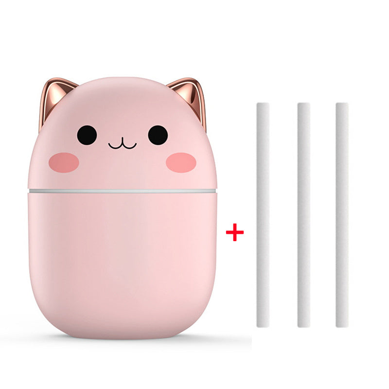 USB SILENT CAR/HOME AROMATHERAPY HUMIDIFIER WITH AMBIENT LIGHT